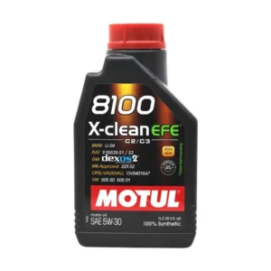 Motul 8100 X-Clean EFE 5W30 1 Lt Tam Sentetik Motor Yağı